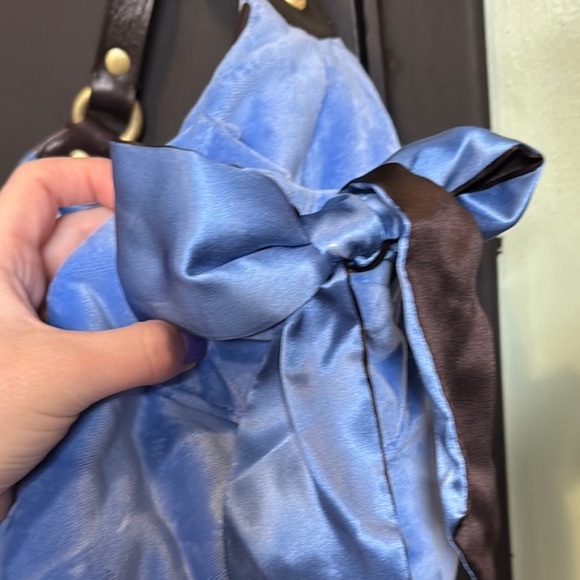 Juicy Couture Y2K Vintage Like New Condition Blue Hobo Bag with Signature Style - Picture 4 of 6